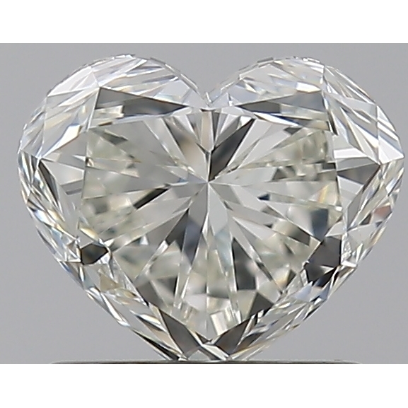 1.01 Carat Heart Loose Diamond, K, VVS2, Excellent, GIA Certified