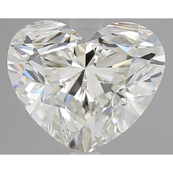 2.01 Carat Heart Loose Diamond, J, SI2, Ideal, GIA Certified