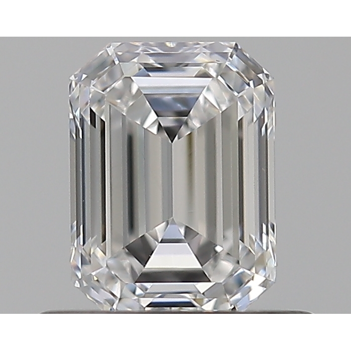 0.53 Carat Emerald Loose Diamond, E, VS1, Super Ideal, GIA Certified | Thumbnail