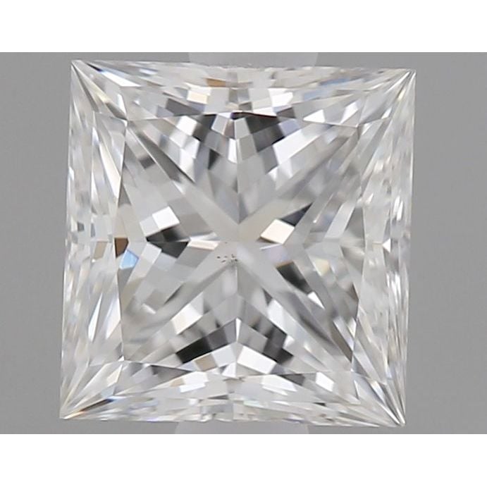 0.55 Carat Princess Loose Diamond, F, VS2, Super Ideal, GIA Certified | Thumbnail