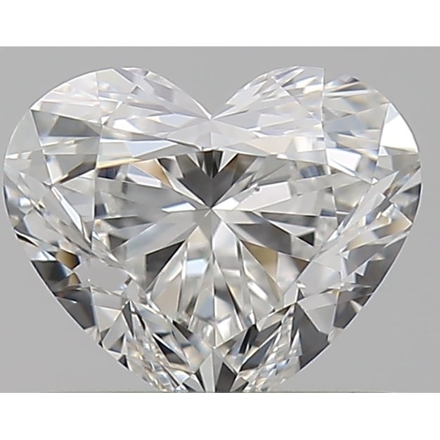 0.50 Carat Heart Loose Diamond, F, VS1, Super Ideal, GIA Certified