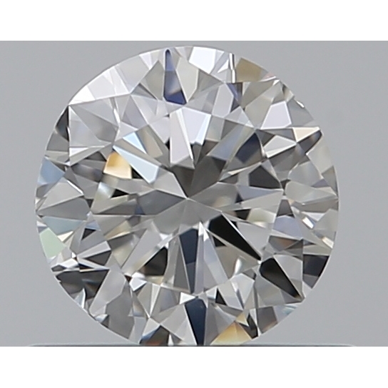 0.50 Carat Round Loose Diamond, H, VS1, Good, GIA Certified
