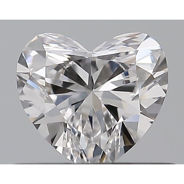 0.41 Carat Heart Loose Diamond, D, VVS2, Super Ideal, GIA Certified