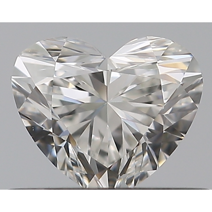 0.41 Carat Heart Loose Diamond, H, VVS1, Super Ideal, GIA Certified