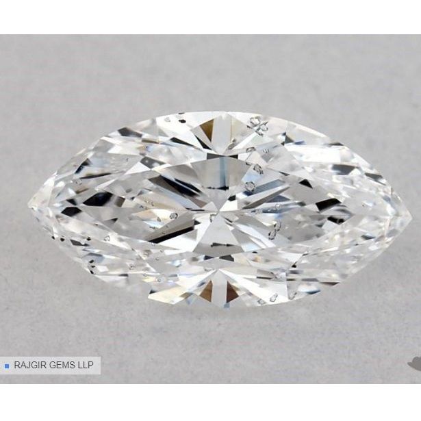 0.50 Carat Marquise Loose Diamond, D, I1, Good, GIA Certified