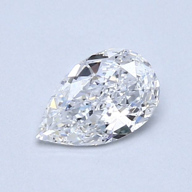 0.55 Carat Pear Loose Diamond, D, VS2, Excellent, GIA Certified