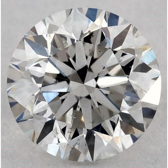 0.50 Carat Round Loose Diamond, I, SI1, Very Good, GIA Certified | Thumbnail