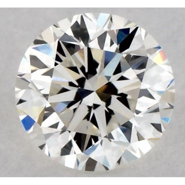 0.30 Carat Round Loose Diamond, I, VVS2, Very Good, GIA Certified | Thumbnail