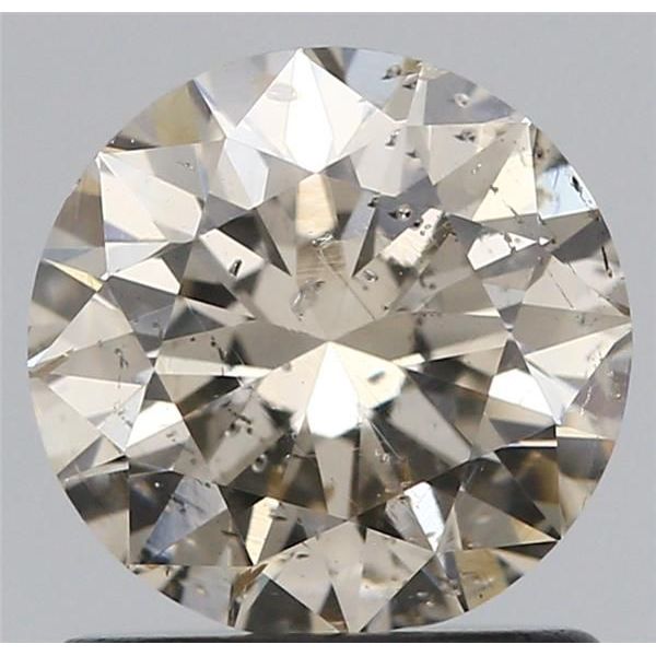1.00 Carat Round Loose Diamond, N, I1, Excellent, GIA Certified
