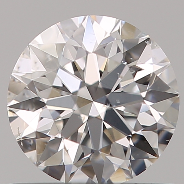 0.59 Carat Round Loose Diamond, G, SI1, Super Ideal, GIA Certified