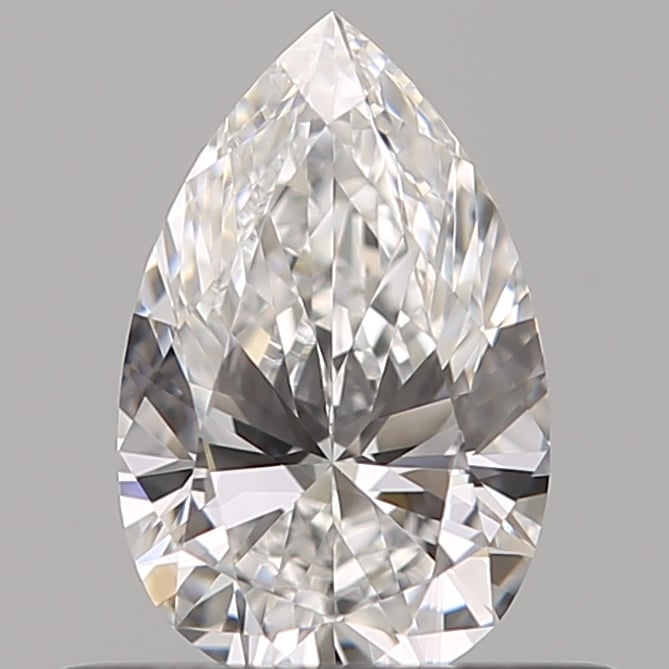 0.40 Carat Pear Loose Diamond, E, VVS1, Super Ideal, GIA Certified
