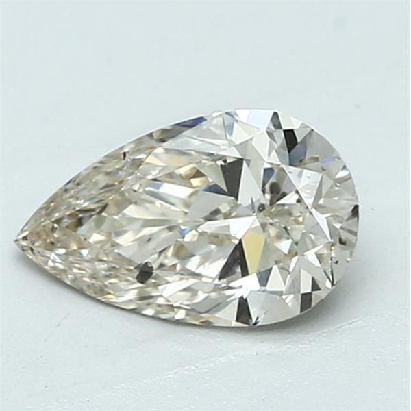 1.03 Carat Pear Loose Diamond, M Faint Brown, SI2, Super Ideal, GIA Certified | Thumbnail
