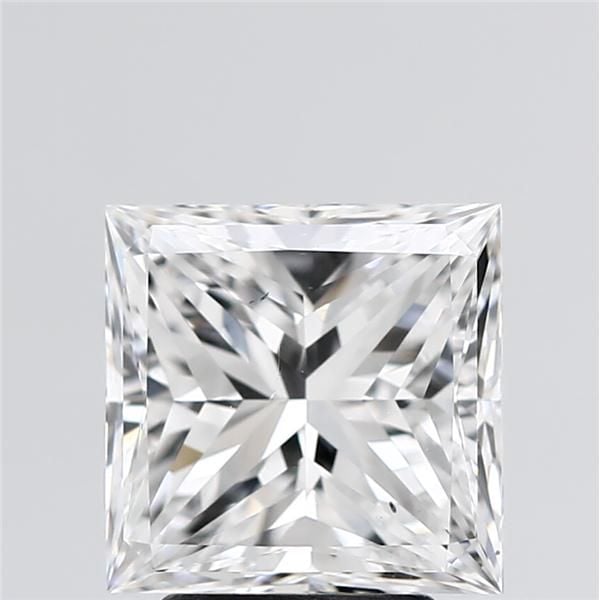 3.01 Carat Princess Loose Diamond, D, SI1, Ideal, GIA Certified | Thumbnail