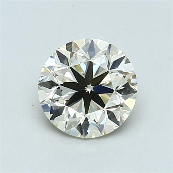 0.90 Carat Round Loose Diamond, N, VVS2, Very Good, GIA Certified