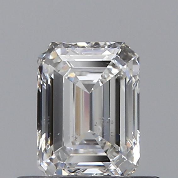 0.50 Carat Emerald Loose Diamond, F, SI1, Super Ideal, GIA Certified | Thumbnail