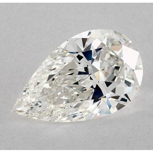 3.02 Carat Pear Loose Diamond, H, VVS2, Ideal, GIA Certified | Thumbnail