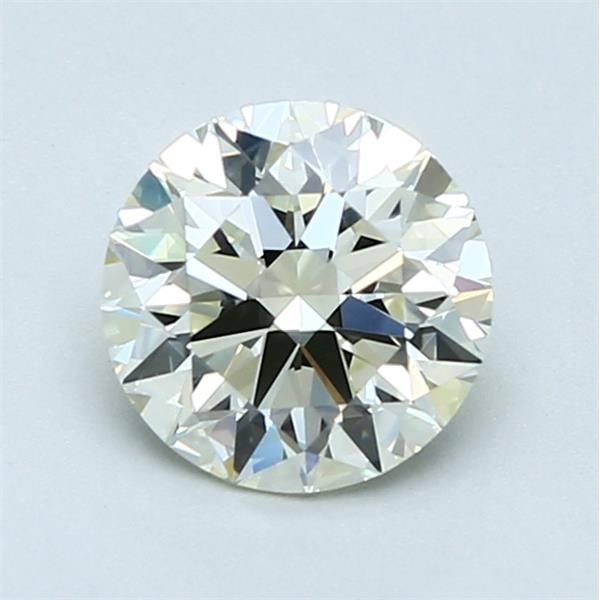 1.14 Carat Round Loose Diamond, N, VVS1, Super Ideal, GIA Certified