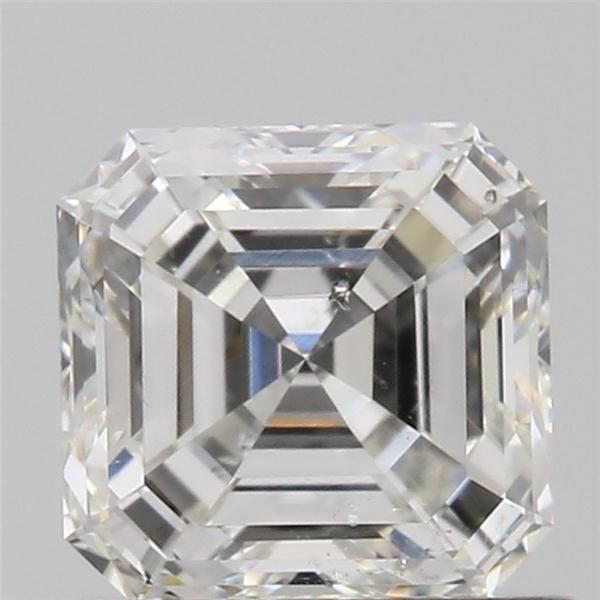 0.73 Carat Asscher Loose Diamond, H, SI2, Ideal, GIA Certified