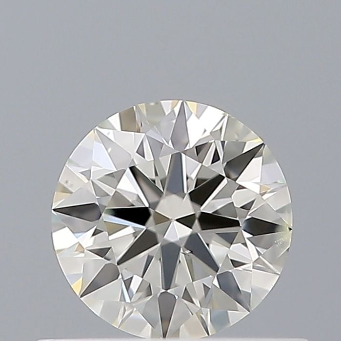 0.41 Carat Round Loose Diamond, K, SI2, Super Ideal, GIA Certified