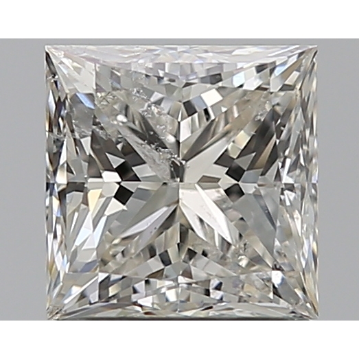 1.31 Carat Princess Loose Diamond, J, SI2, Super Ideal, GIA Certified | Thumbnail