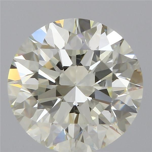 1.55 Carat Round Loose Diamond, N, VVS2, Super Ideal, GIA Certified
