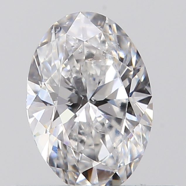 0.40 Carat Oval Loose Diamond, D, SI2, Excellent, GIA Certified