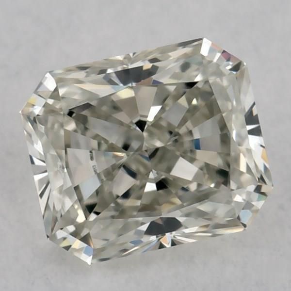 0.51 Carat Radiant Loose Diamond, J, VVS2, Super Ideal, GIA Certified