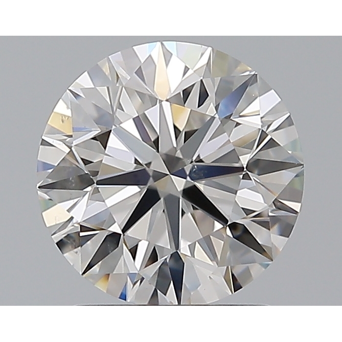1.51 Carat Round Loose Diamond, F, VS2, Super Ideal, GIA Certified