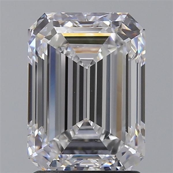 2.02 Carat Emerald Loose Diamond, D, VS1, Super Ideal, GIA Certified