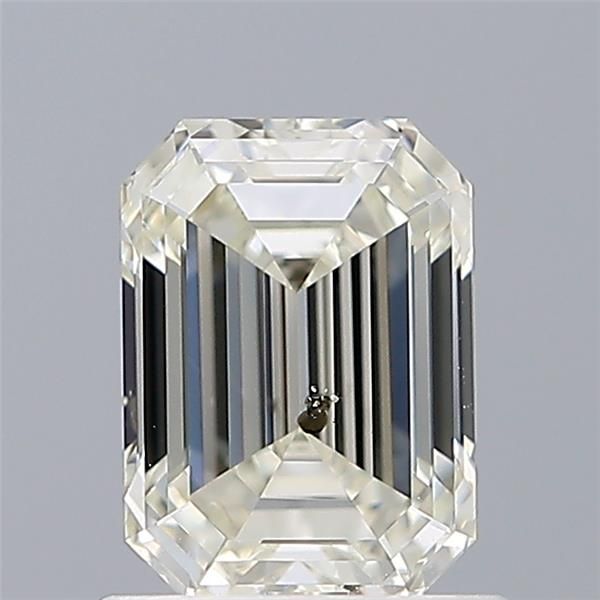 0.92 Carat Emerald Loose Diamond, K, SI2, Ideal, GIA Certified | Thumbnail