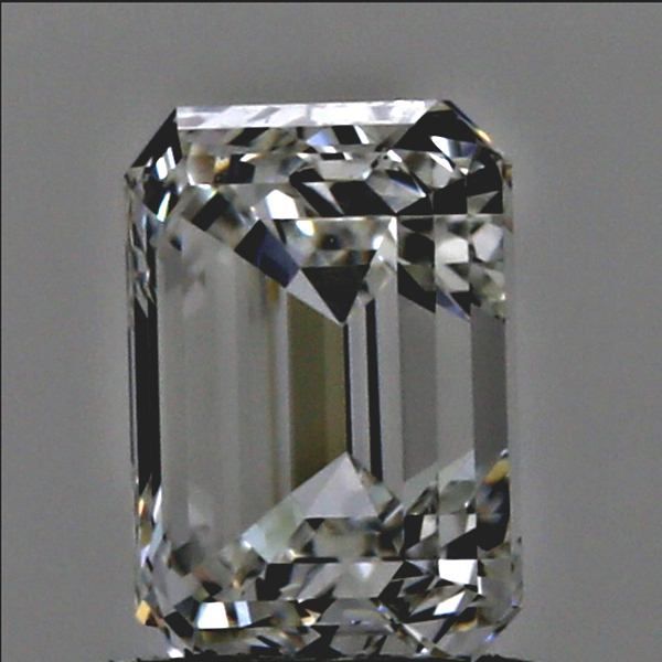 0.60 Carat Emerald Loose Diamond, I, IF, Ideal, GIA Certified