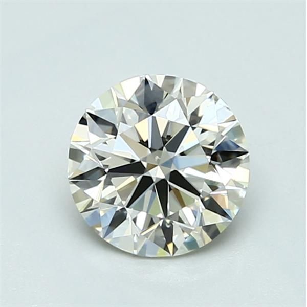 0.90 Carat Round Loose Diamond, L, VS2, Super Ideal, GIA Certified