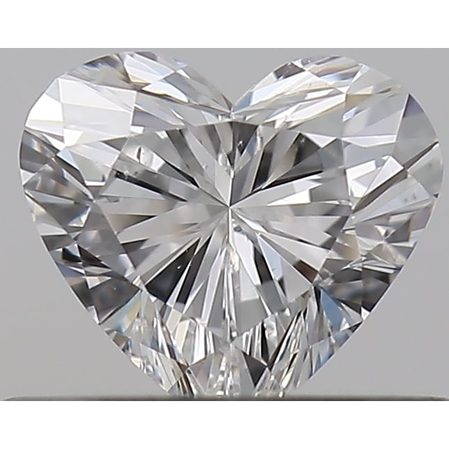 0.33 Carat Heart Loose Diamond, E, VS2, Ideal, GIA Certified | Thumbnail