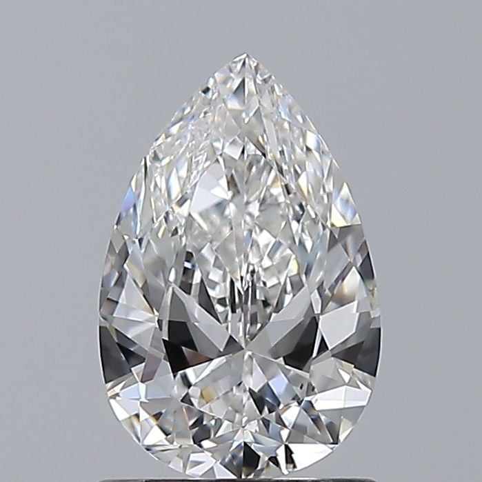1.00 Carat Pear Loose Diamond, E, VS2, Ideal, GIA Certified