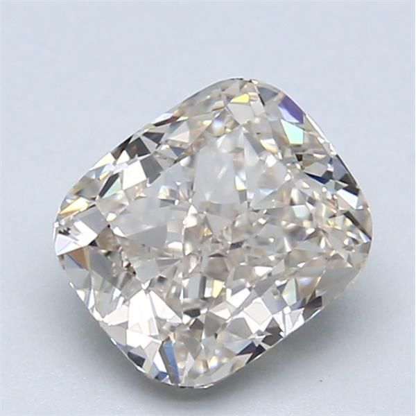 1.81 Carat Cushion Loose Diamond, M Faint Brown, VS1, Ideal, GIA Certified