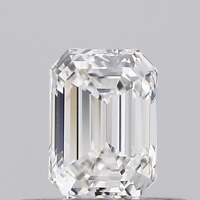 0.41 Carat Emerald Loose Diamond, E, VVS2, Ideal, GIA Certified | Thumbnail