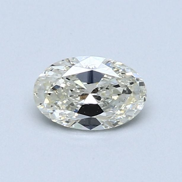 0.50 Carat Oval Loose Diamond, L, SI1, Ideal, GIA Certified