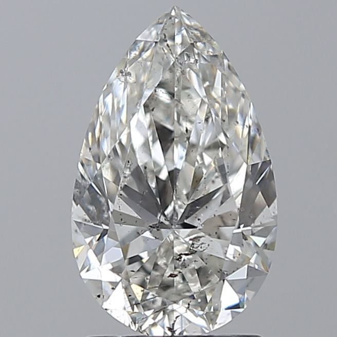 1.53 Carat Pear Loose Diamond, H, SI2, Super Ideal, GIA Certified | Thumbnail