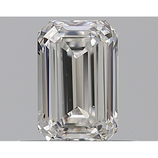 0.41 Carat Emerald Loose Diamond, F, SI1, Super Ideal, GIA Certified | Thumbnail
