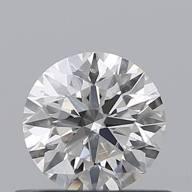 0.50 Carat Round Loose Diamond, F, SI1, Super Ideal, GIA Certified
