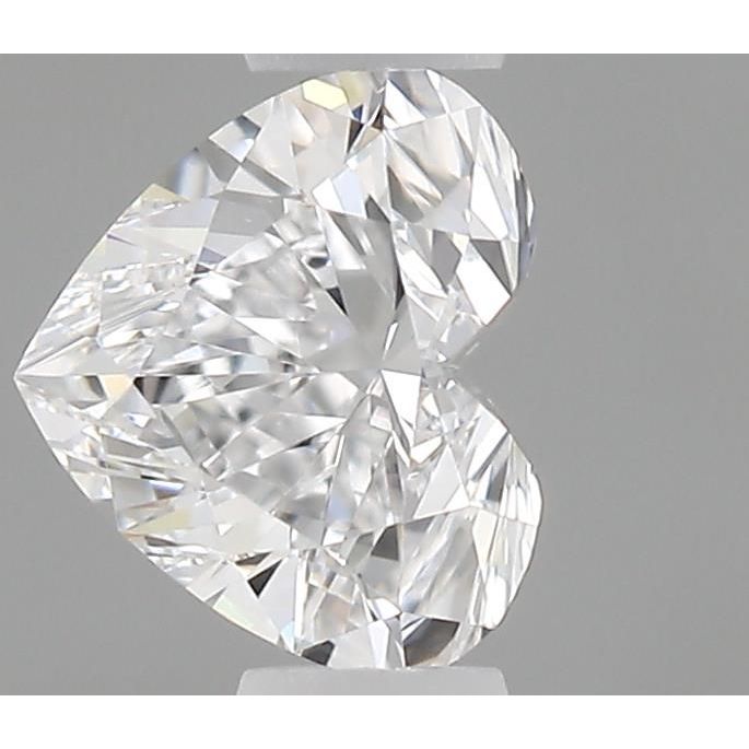 0.30 Carat Heart Loose Diamond, D, VVS2, Ideal, GIA Certified