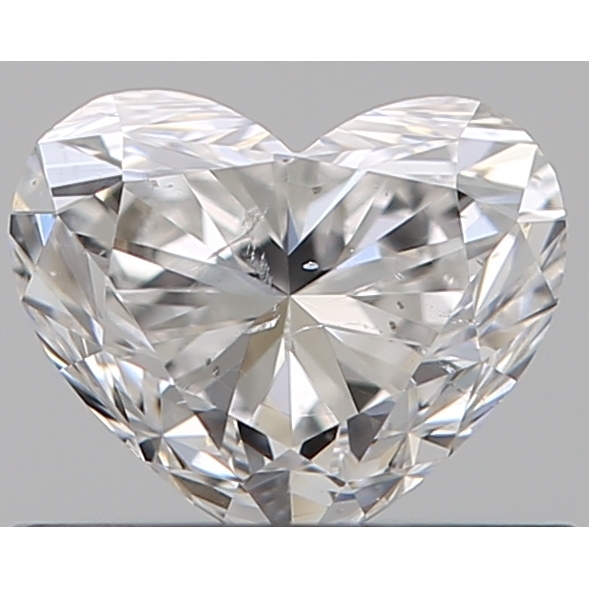 0.50 Carat Heart Loose Diamond, G, SI2, Excellent, GIA Certified | Thumbnail