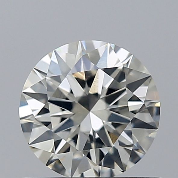 0.56 Carat Round Loose Diamond, J, VS2, Super Ideal, GIA Certified