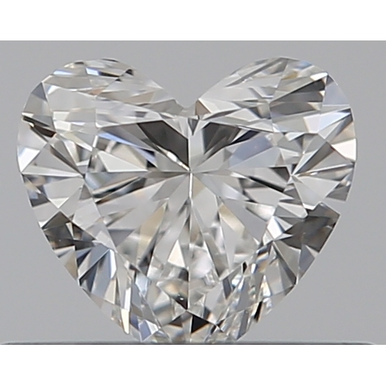 0.33 Carat Heart Loose Diamond, F, VVS2, Super Ideal, GIA Certified | Thumbnail