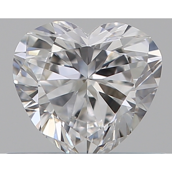 0.41 Carat Heart Loose Diamond, D, VS1, Ideal, GIA Certified | Thumbnail