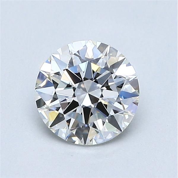 0.71 Carat Round Loose Diamond, H, VVS1, Ideal, GIA Certified