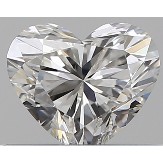 0.40 Carat Heart Loose Diamond, G, VS2, Super Ideal, GIA Certified