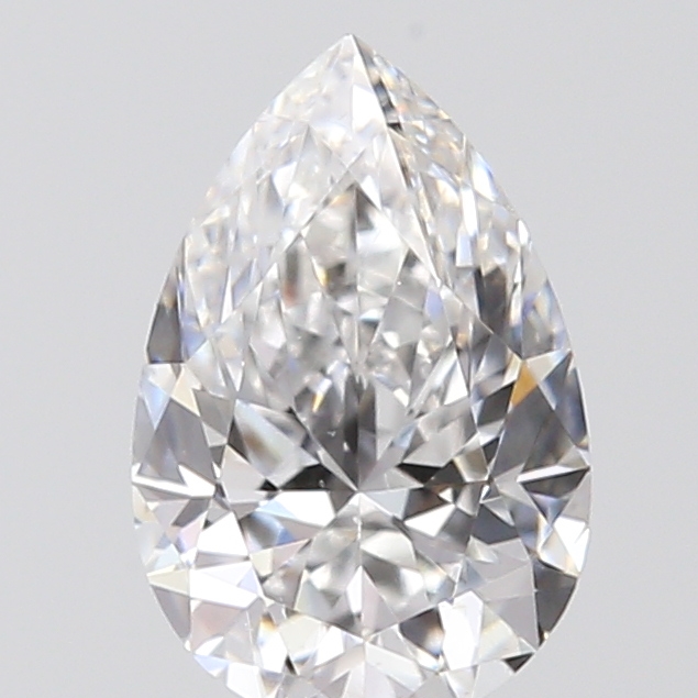 0.50 Carat Pear Loose Diamond, E, VS2, Ideal, GIA Certified | Thumbnail