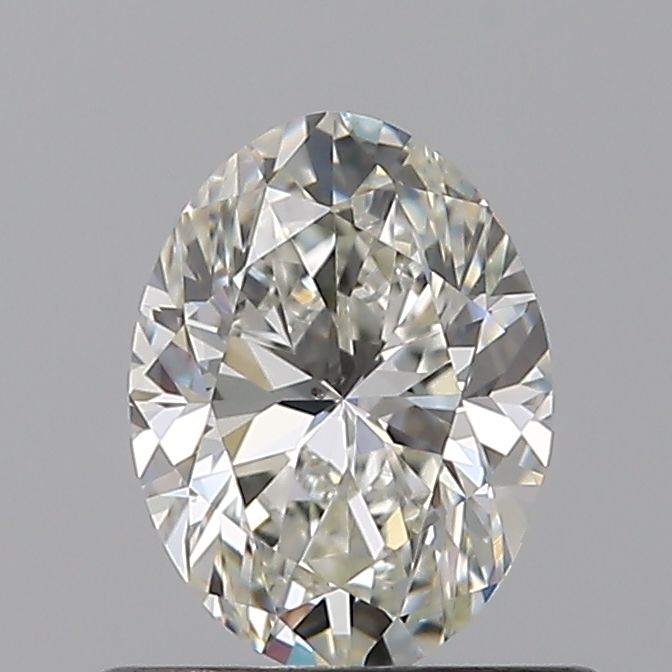 0.60 Carat Oval Loose Diamond, I, VS2, Ideal, GIA Certified