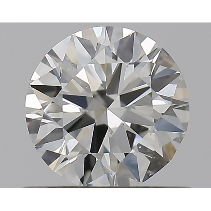 0.50 Carat Round Loose Diamond, I, VS2, Ideal, GIA Certified